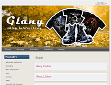 Tablet Screenshot of glany.com.pl